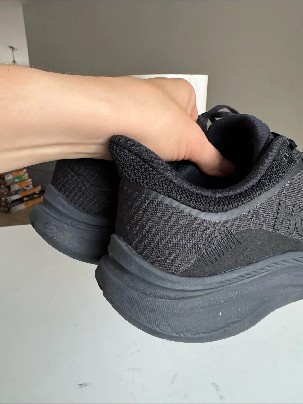 HOKA Solimar Men’s Running Shoes Black Size 11